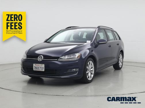 Blue 2016 Volkswagen Golf SE
