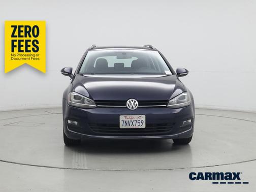 Blue 2016 Volkswagen Golf SE