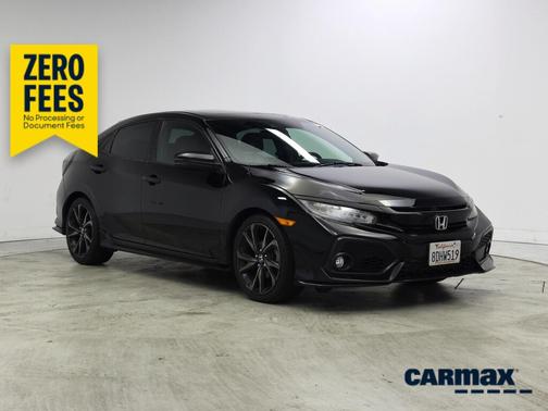 Black 2018 Honda Civic Sport Touring