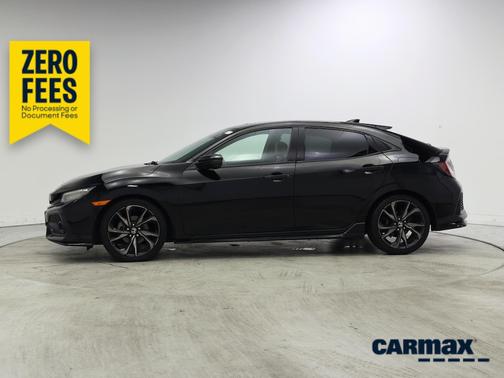 Black 2018 Honda Civic Sport Touring