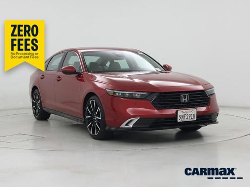 Red 2024 Honda Accord Hybrid Touring