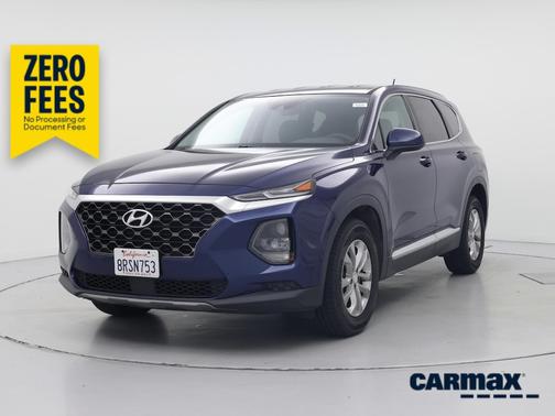 Blue 2020 Hyundai SANTA FE SE