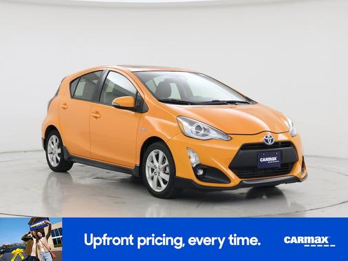Orange 2017 Toyota Prius c Four