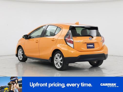 Orange 2017 Toyota Prius c Four