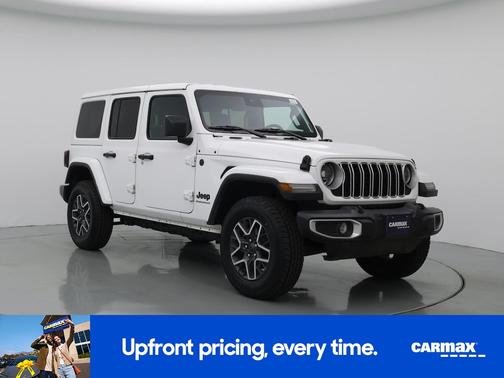 White 2025 Jeep Wrangler Sahara