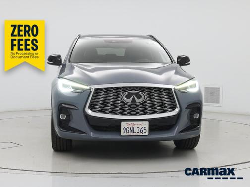 Gray 2023 INFINITI QX55 Luxe