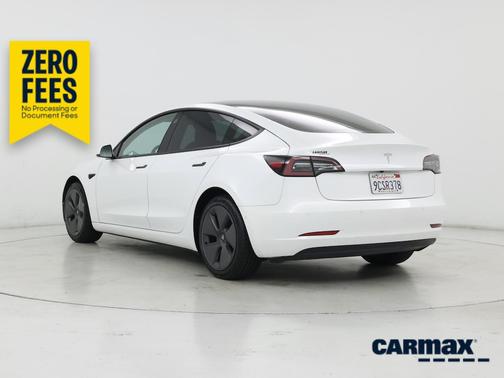 White 2022 Tesla Model 3