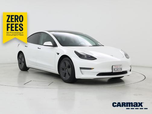 White 2022 Tesla Model 3