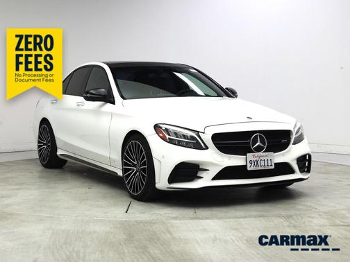 White 2021 Mercedes-Benz AMG C 43