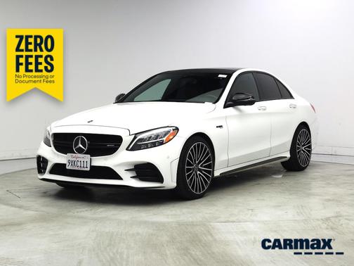 White 2021 Mercedes-Benz AMG C 43