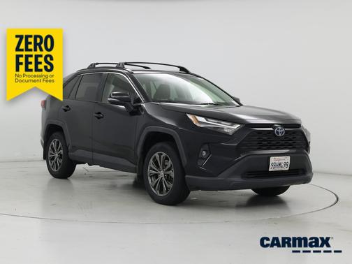 Black 2022 Toyota RAV4 Hybrid XLE Premium