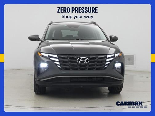 Gray 2024 Hyundai TUCSON Hybrid Blue