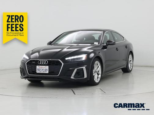 Black 2023 Audi A5 Sportback S-Line Premium Plus