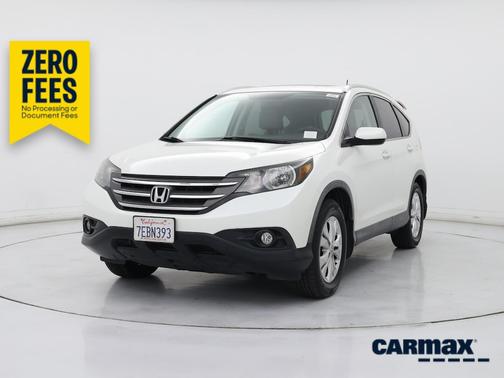 White 2014 Honda CR-V EX-L
