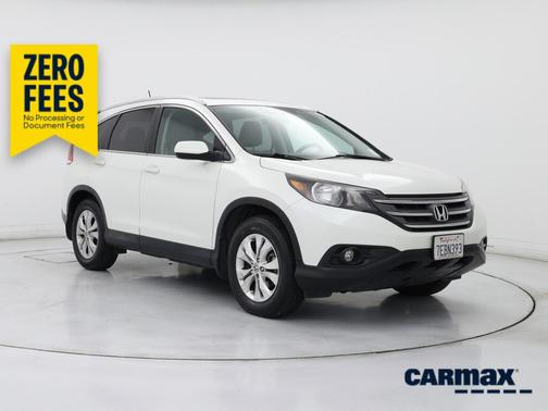 White 2014 Honda CR-V EX-L