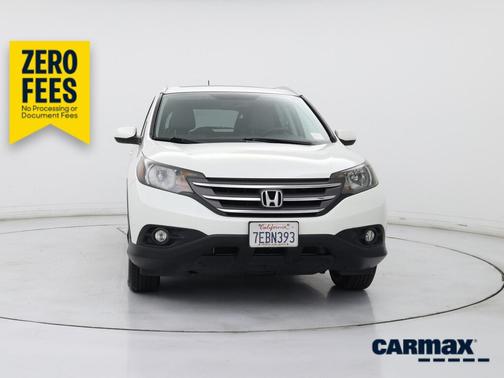 White 2014 Honda CR-V EX-L