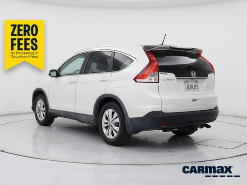 White 2014 Honda CR-V EX-L