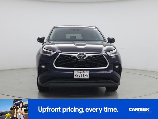 Blue 2021 Toyota Highlander LE