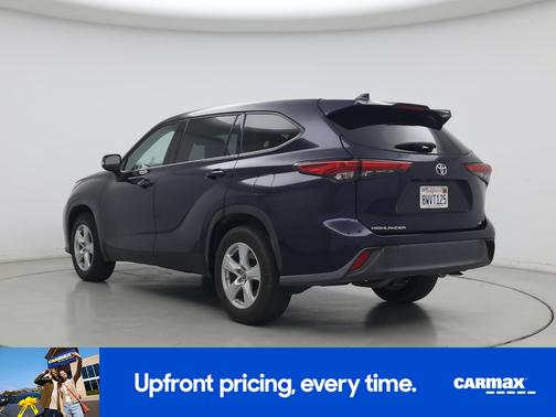 Blue 2021 Toyota Highlander LE