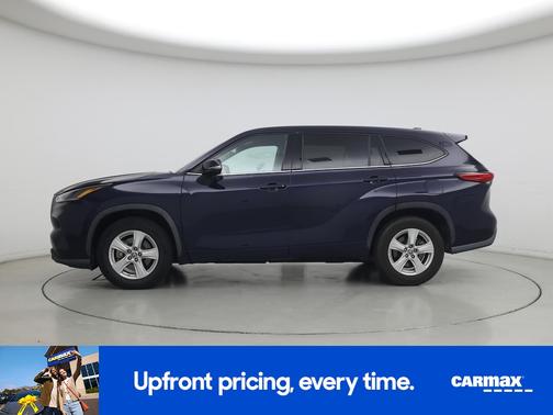 Blue 2021 Toyota Highlander LE