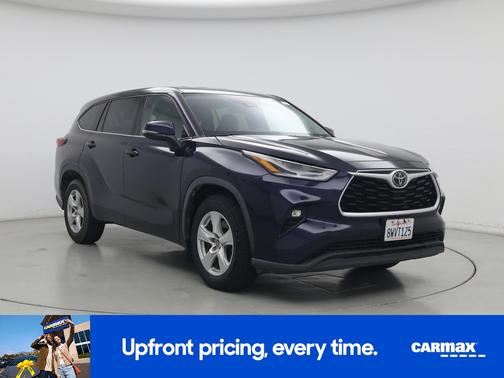 Blue 2021 Toyota Highlander LE