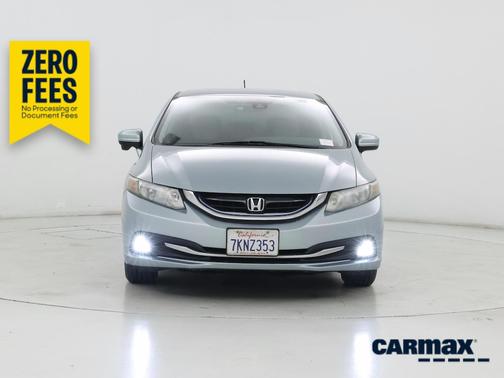 Blue 2015 Honda Civic Hybrid