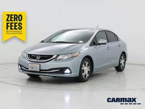 Blue 2015 Honda Civic Hybrid