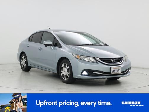 Blue 2015 Honda Civic Hybrid