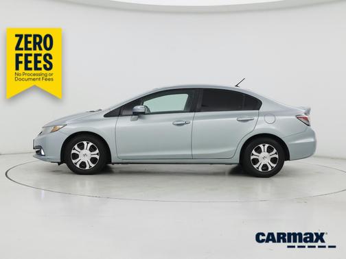 Blue 2015 Honda Civic Hybrid