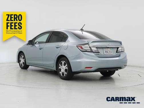 Blue 2015 Honda Civic Hybrid