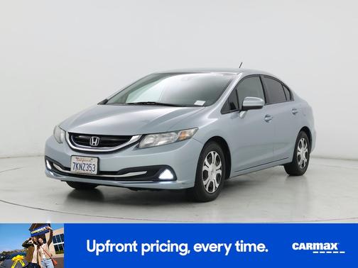 Blue 2015 Honda Civic Hybrid