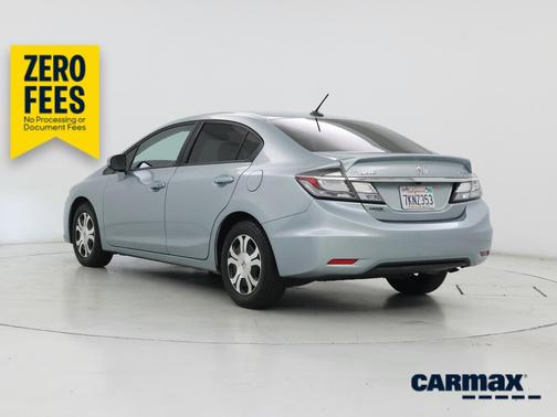 Blue 2015 Honda Civic Hybrid