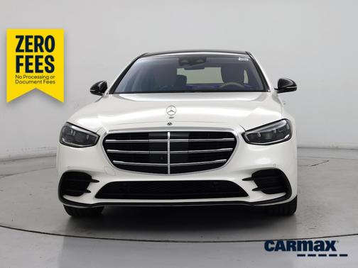 White 2022 Mercedes-Benz S-Class