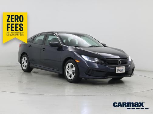 Blue 2020 Honda Civic LX