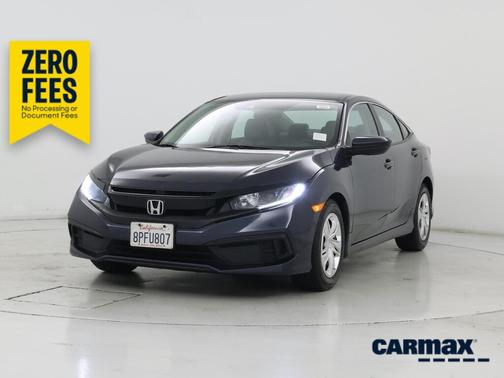 Blue 2020 Honda Civic LX