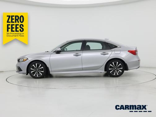 Silver 2024 Honda Civic EX