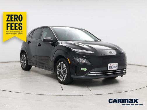 Black 2023 Hyundai KONA EV SEL