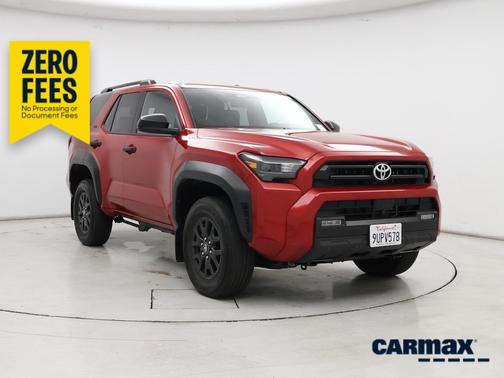 Red 2025 Toyota 4Runner SR5