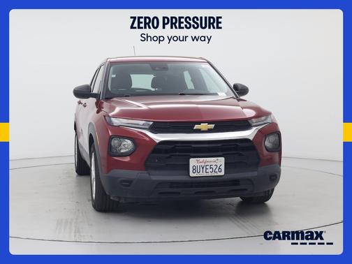 Red 2021 Chevrolet Trailblazer LS