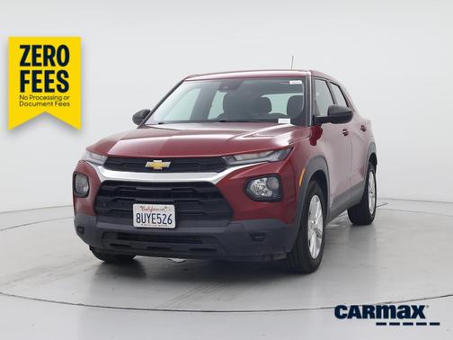 Red 2021 Chevrolet Trailblazer LS