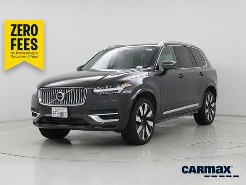 Gray 2023 Volvo XC90 Recharge Plug-In Hybrid T8 Ultimate