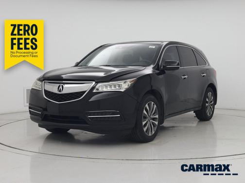 Black 2016 Acura MDX Advance
