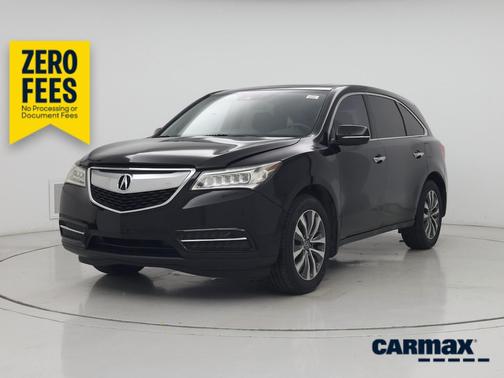 Black 2016 Acura MDX Advance