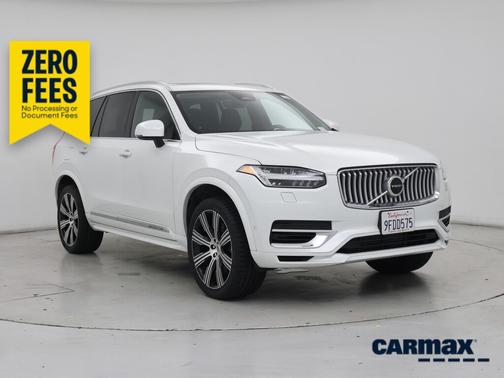 White 2023 Volvo XC90 Recharge Plug-In Hybrid T8 Plus Bright Theme