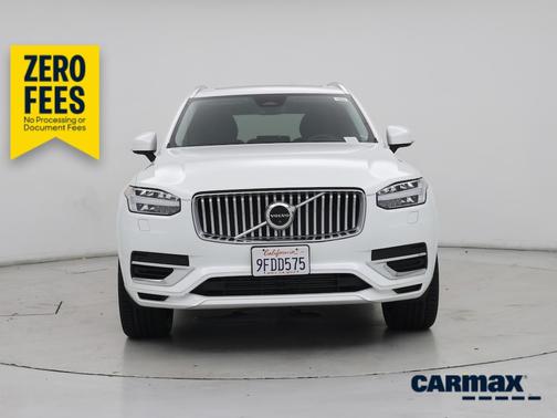 White 2023 Volvo XC90 Recharge Plug-In Hybrid T8 Plus Bright Theme