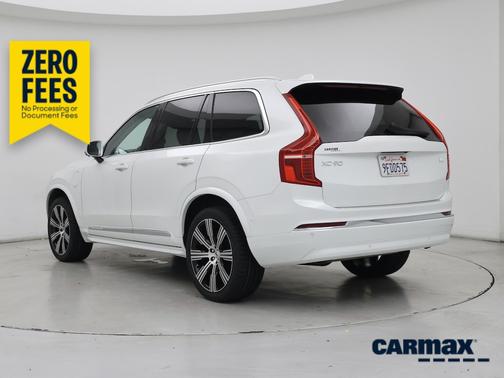 White 2023 Volvo XC90 Recharge Plug-In Hybrid T8 Plus Bright Theme