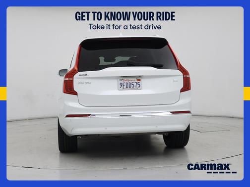 White 2023 Volvo XC90 Recharge Plug-In Hybrid T8 Plus Bright Theme