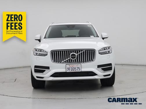 White 2023 Volvo XC90 Recharge Plug-In Hybrid T8 Plus Bright Theme