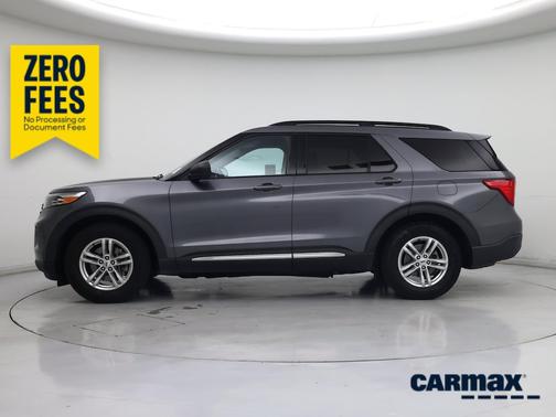 Gray 2022 Ford Explorer XLT