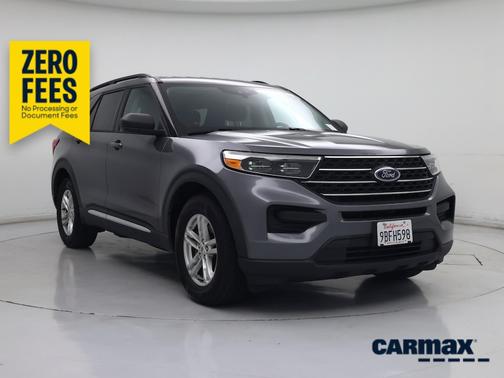 Gray 2022 Ford Explorer XLT